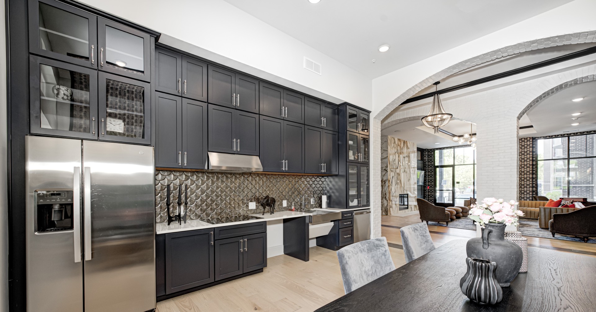 East Bank Resident Lounge Kitchen